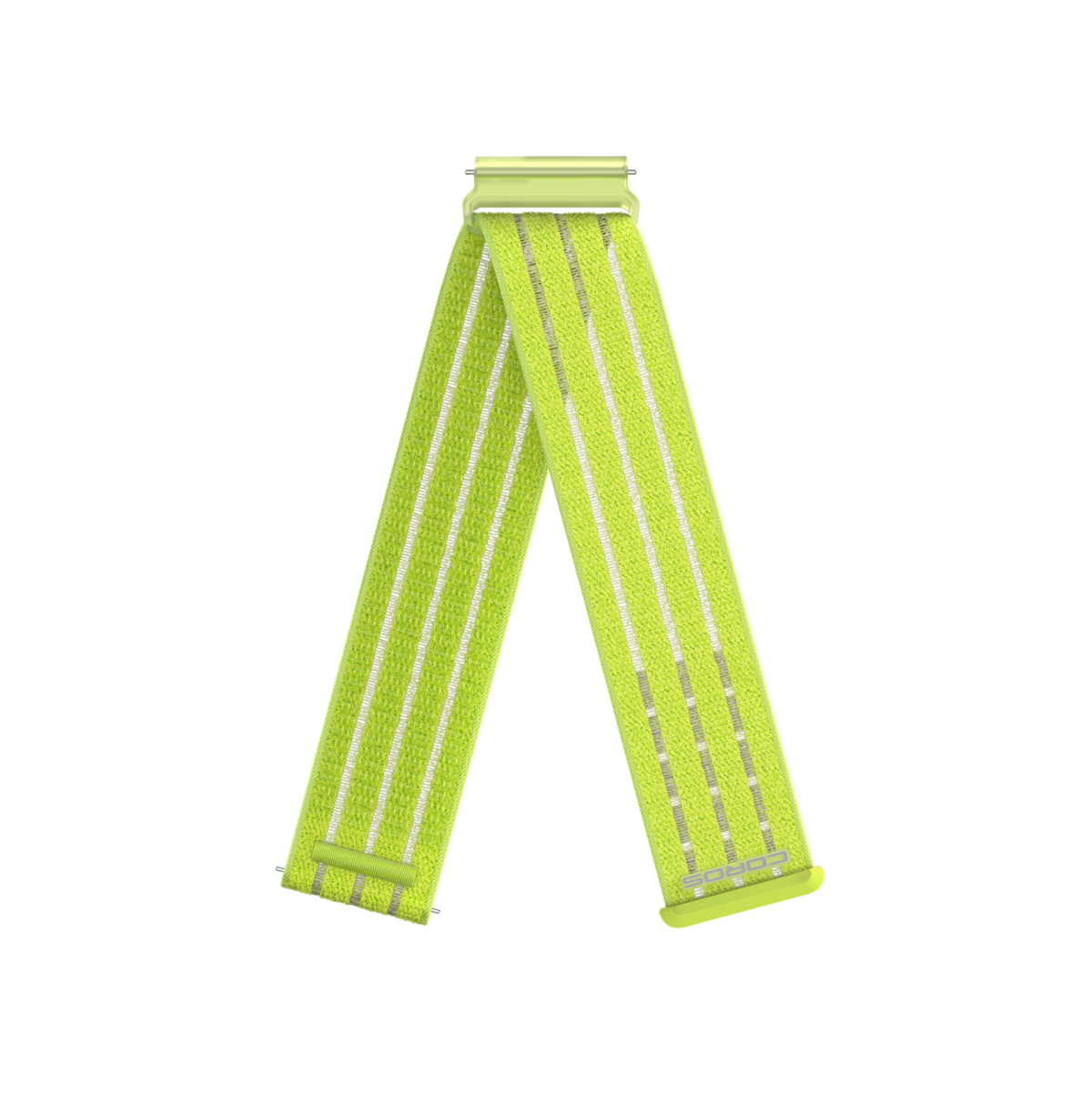 COROS 22mm nylon watch band in Yellow Crystal